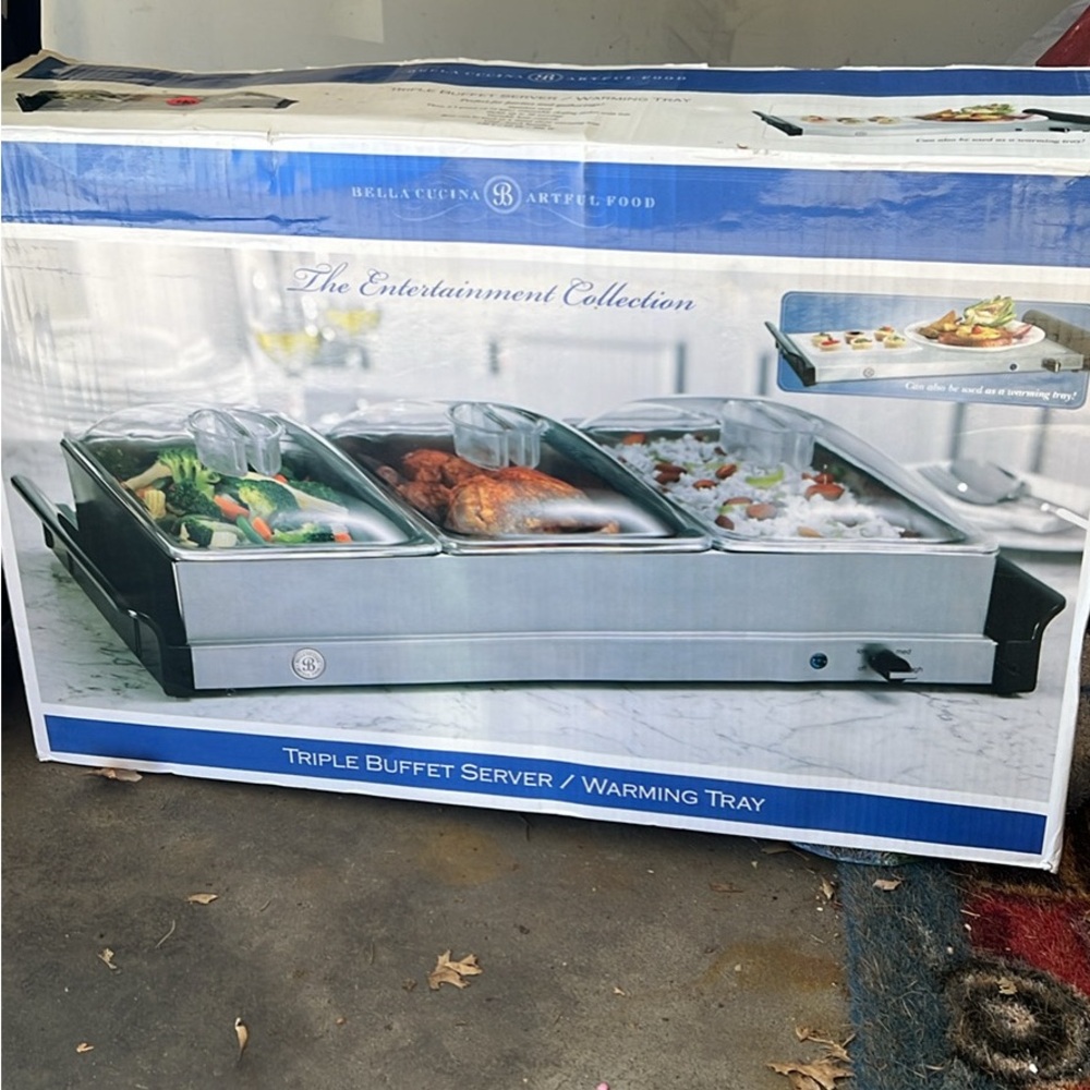 Triple Buffet tray